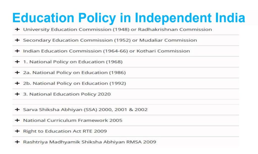 Educational Policies in India