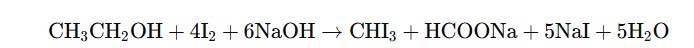 Iodoform Chemical Reaction