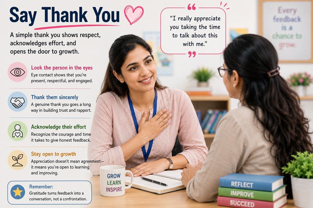 Say Thank You: Why Teachers Should Appreciate Constructive Feedback Professionally
