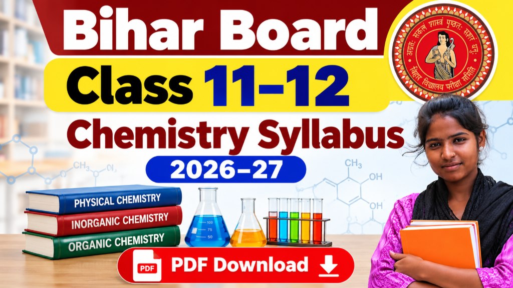 Bihar Board Class 11–12 Chemistry Syllabus PDF Download